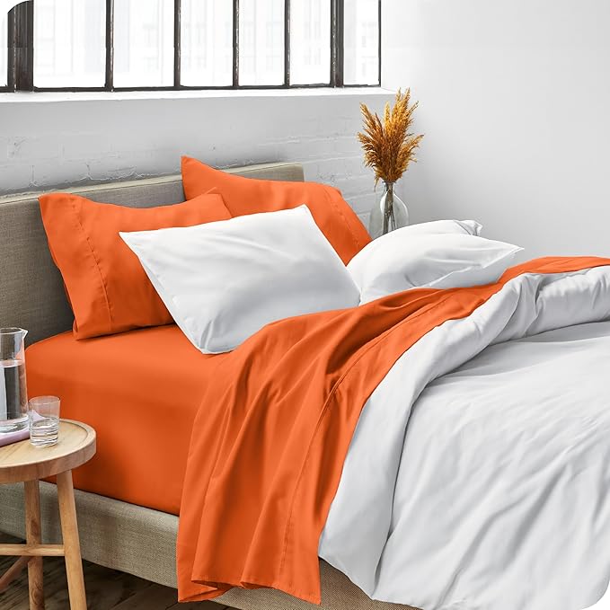 Microfiber Bed Sheet Set - Queen - 4 Piece