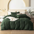 Linen Duvet Cover Set - King - 120 x 120 in - 3 Piece