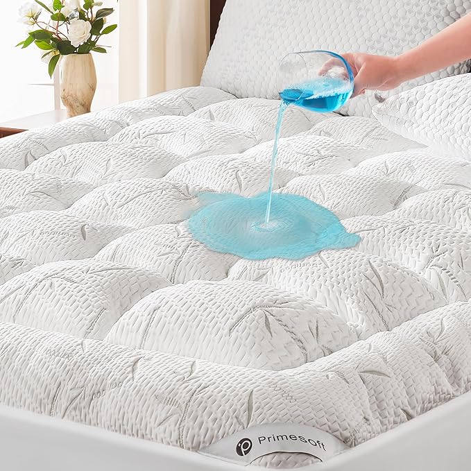 Waterproof Mattress Topper - Twin - 21 in Deep Pocket