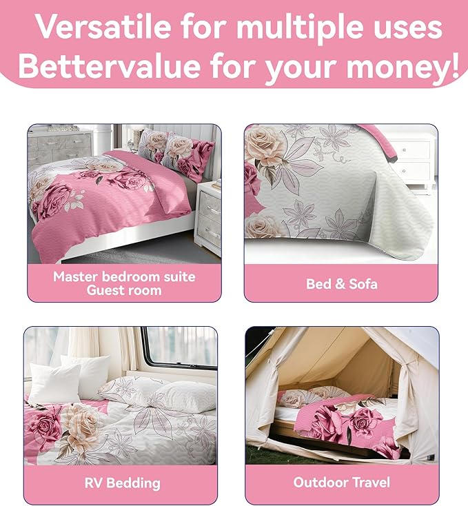 Microfiber Bedding Set - California King - 3 Piece