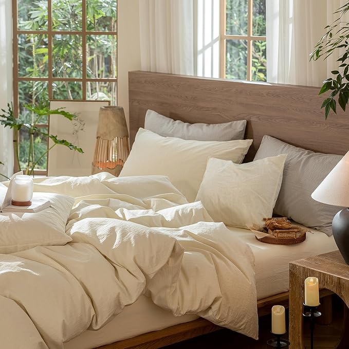 Linen Duvet Cover Set - Queen