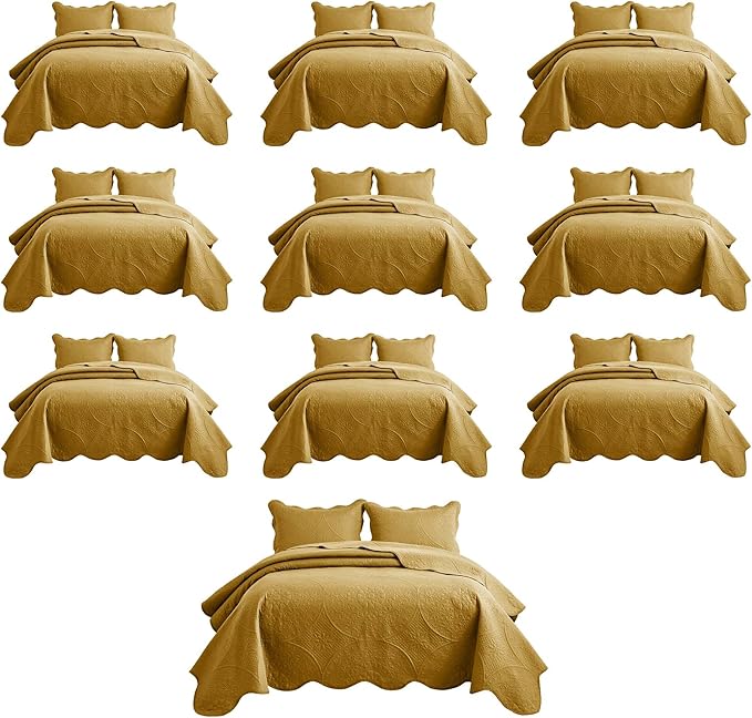Microfiber Quilt Set - Queen - 10 Pack