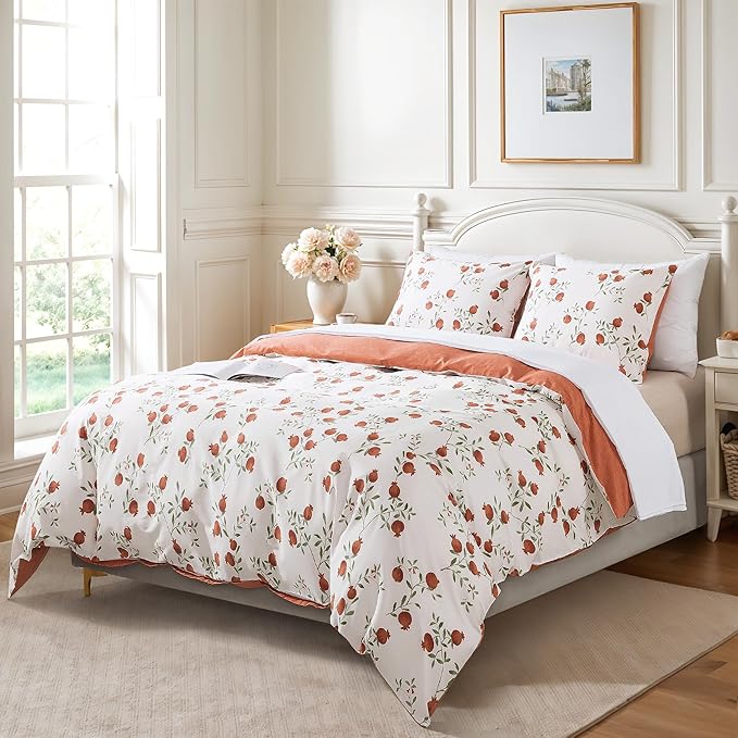 100% Cotton Duvet Cover Set - King - 3 Piece
