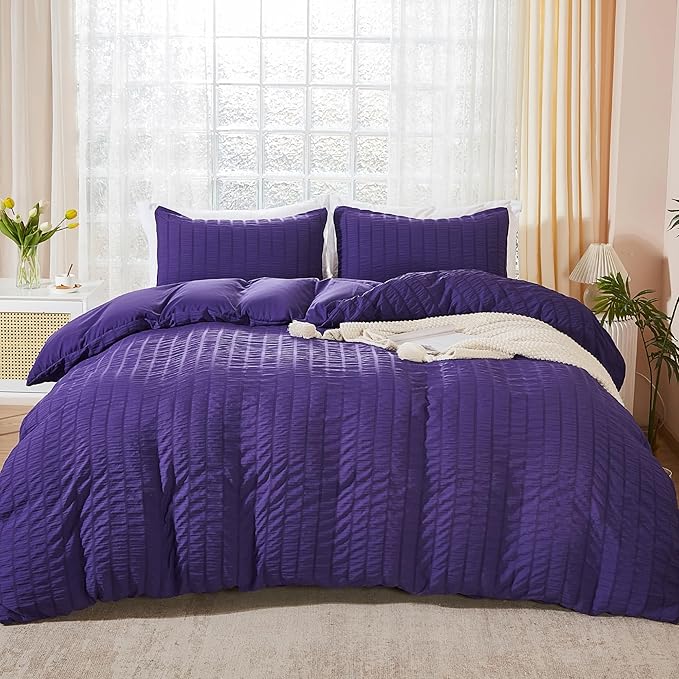 Microfiber Duvet Cover Set - King - 104 x 90 in - 3 Piece