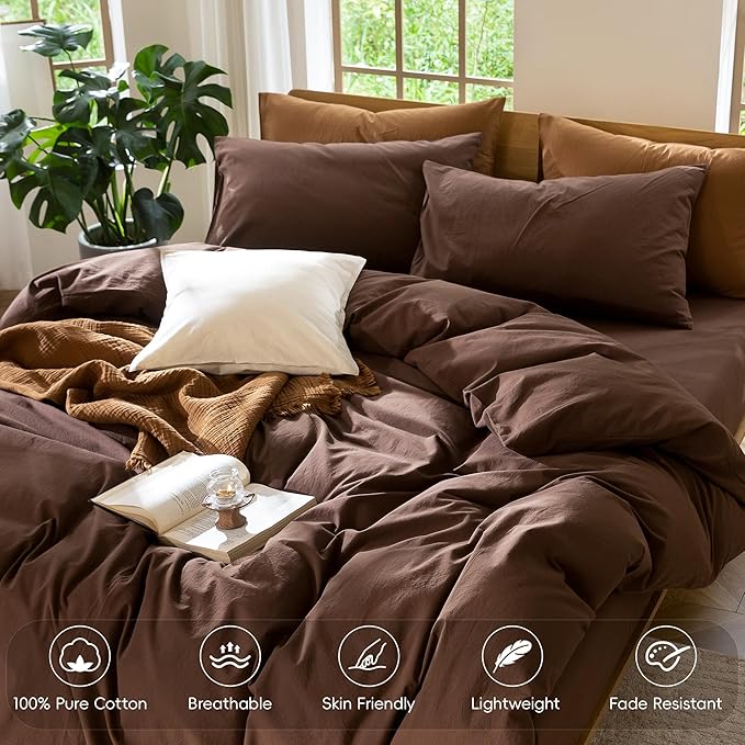 Linen Duvet Cover Set - King