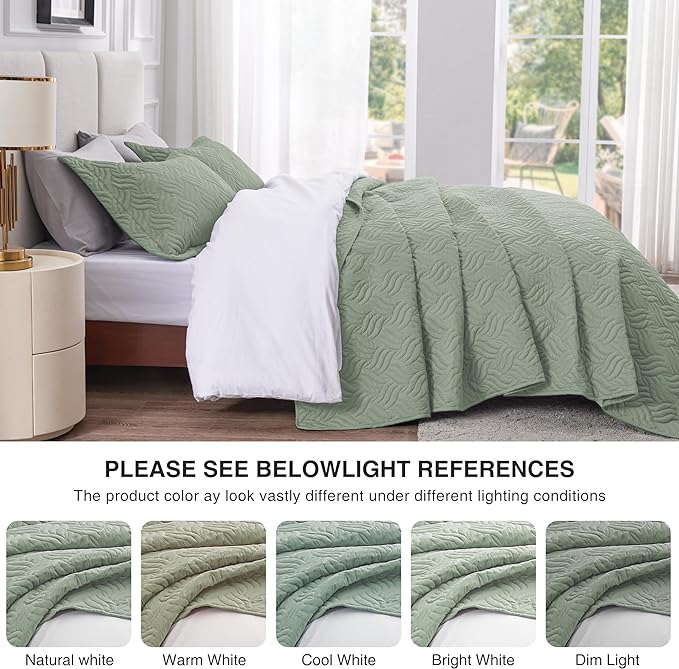 Quilt Set - Queen - 3 Piece