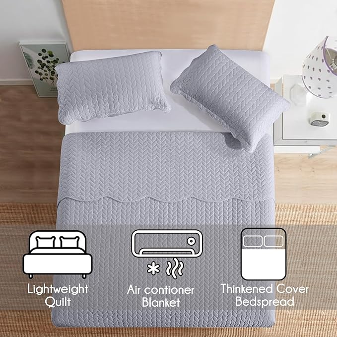 Microfiber Quilt Set - California King - 8 Pack