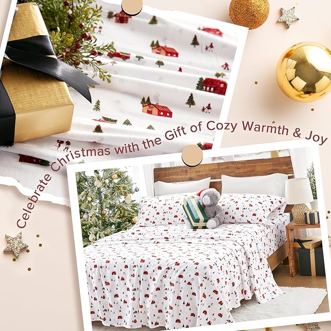 100% Cotton Bed Sheet Set - Twin - 3 Piece