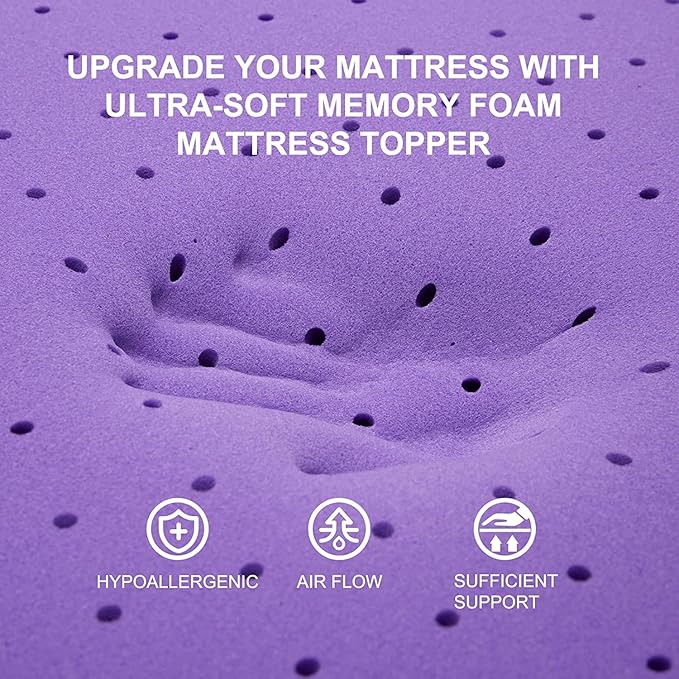 Memory Foam Mattress Topper - Full