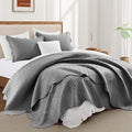 Microfiber Quilt Set - King - 3 Piece