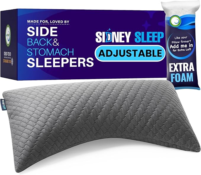 Memory Foam Bed Pillow - King