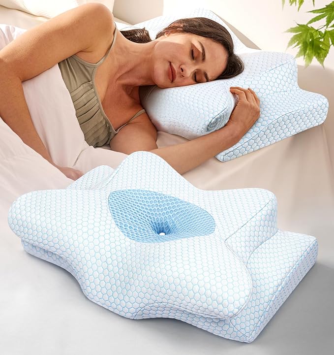 Memory Foam Cooling Bed Pillow - King