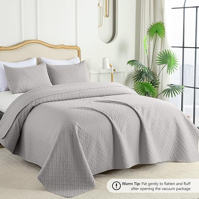 Microfiber Quilt Set - Twin