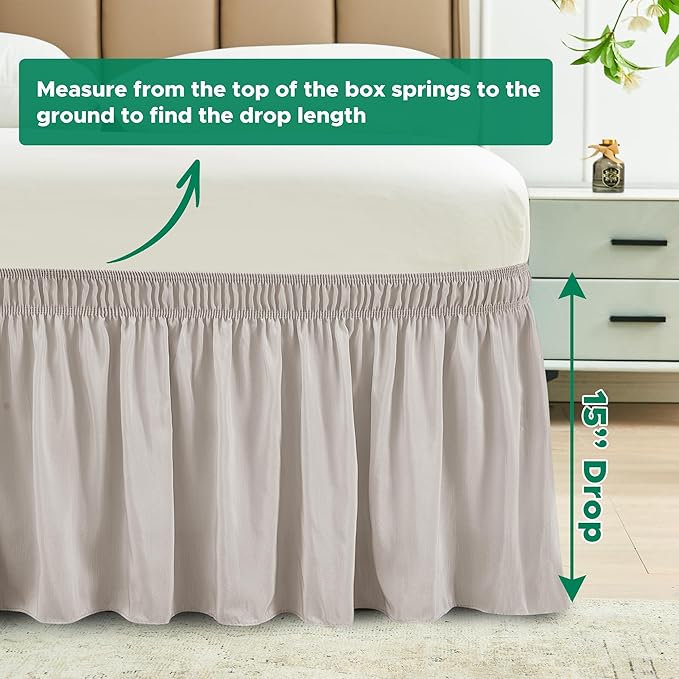 Bed Skirt - King - 15 in Drop
