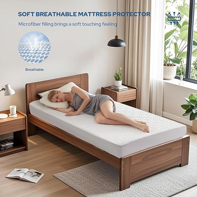 Waterproof Mattress Protector - Twin