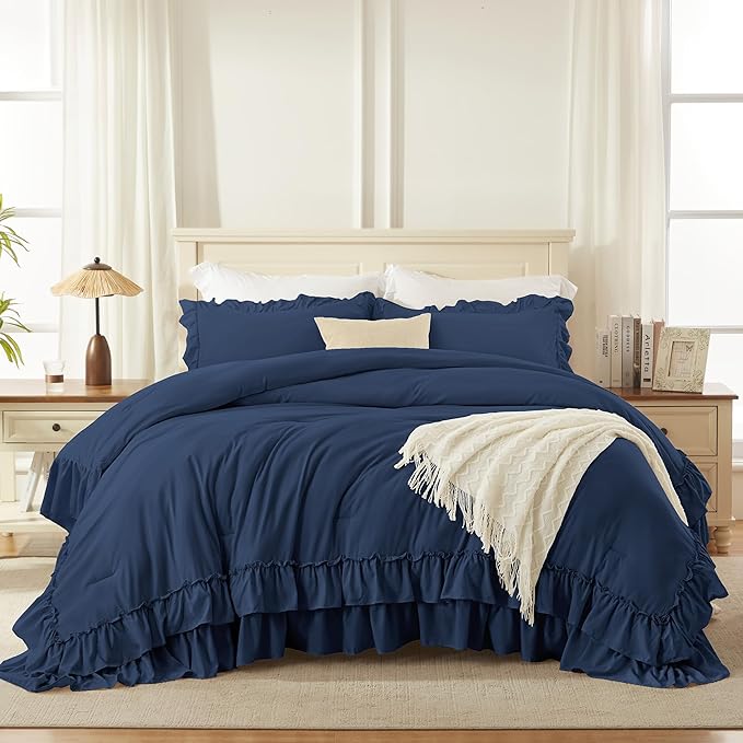 Microfiber Comforter Set - California King - 104 x 96 in - 3 Piece