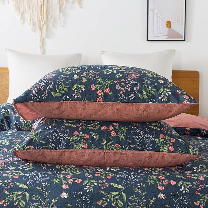100% Cotton Duvet Cover Set - King - 3 Piece