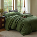 Linen Cooling Duvet Cover Set - Queen