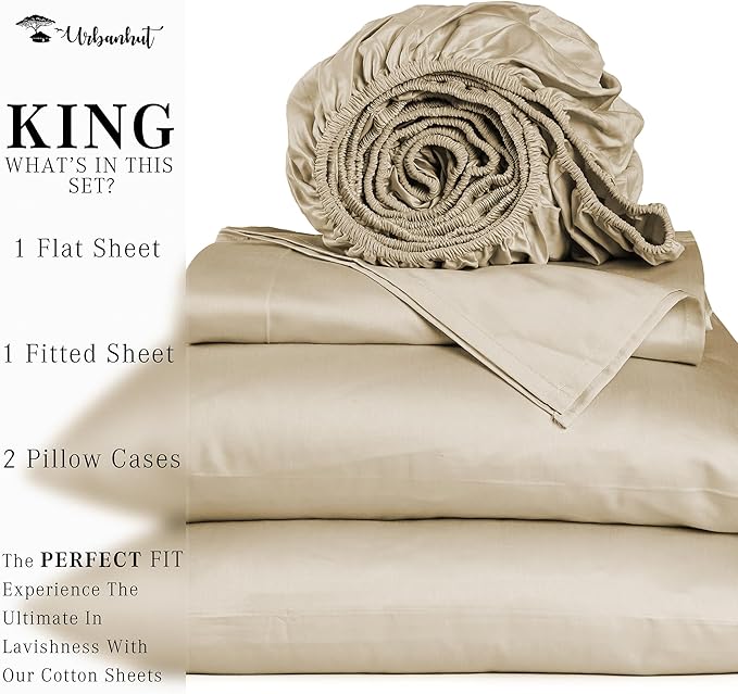 Bed Sheet Set - King - 4 Piece