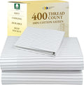 100% Cotton Bed Sheet Set - Twin XL - 3 Piece