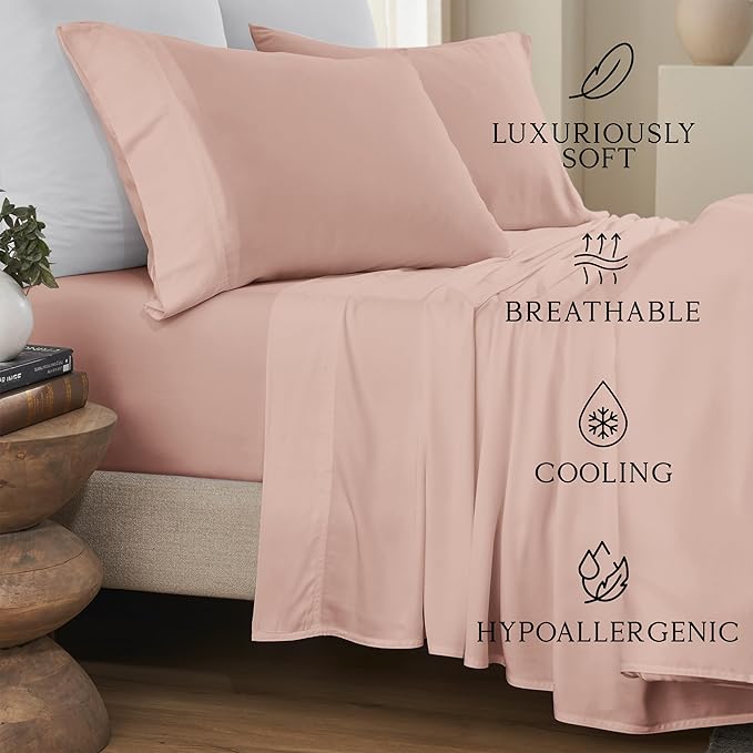 Bamboo Cooling Bed Sheet Set - King