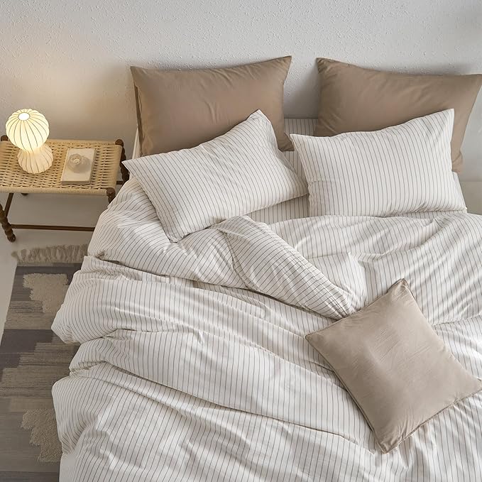 Linen Duvet Cover Set - Twin