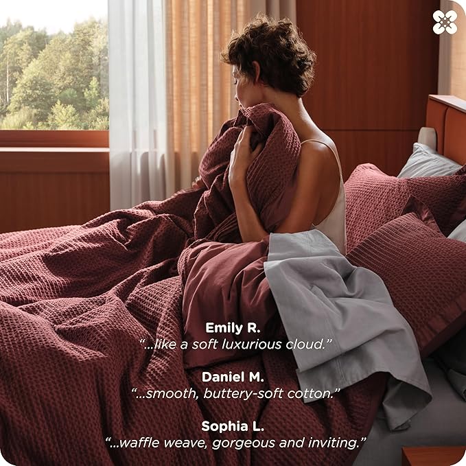 100% Cotton Duvet Cover Set - King - 3 Piece