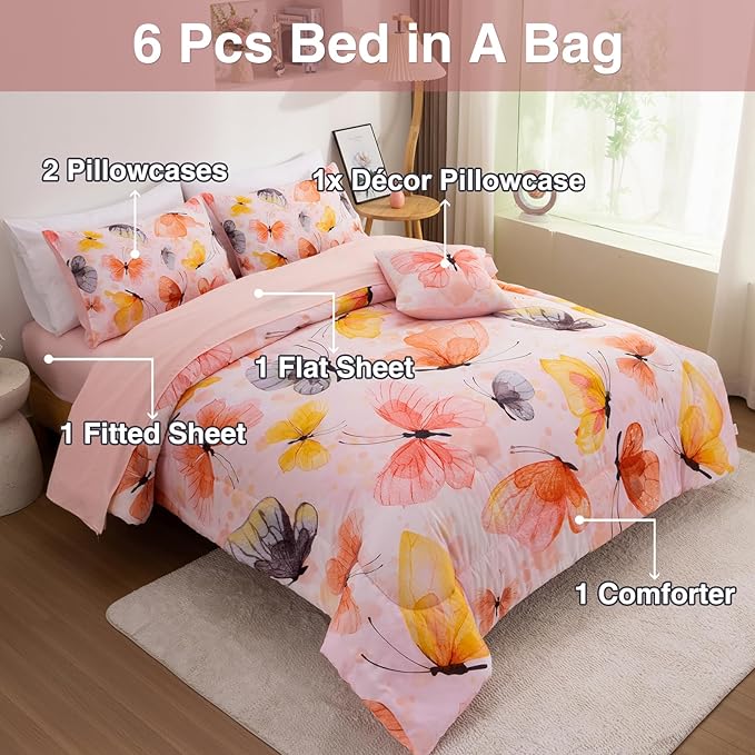 Comforter Set - Queen - 6 Piece