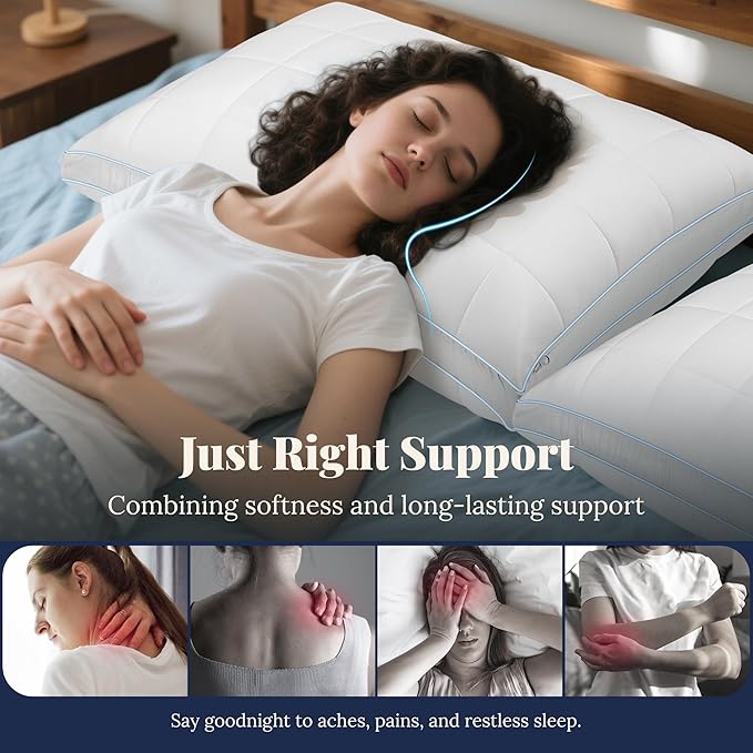 Bed Pillow - Queen - 2 Piece