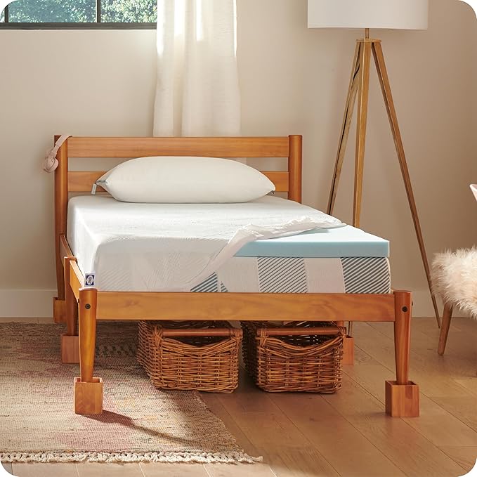 Memory Foam Cooling Mattress Topper - Full