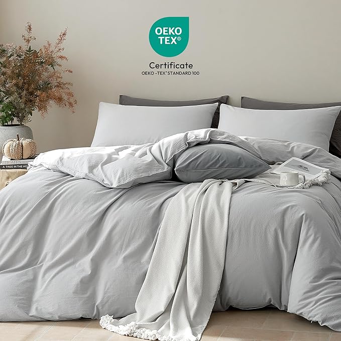 Linen Duvet Cover Set - Full