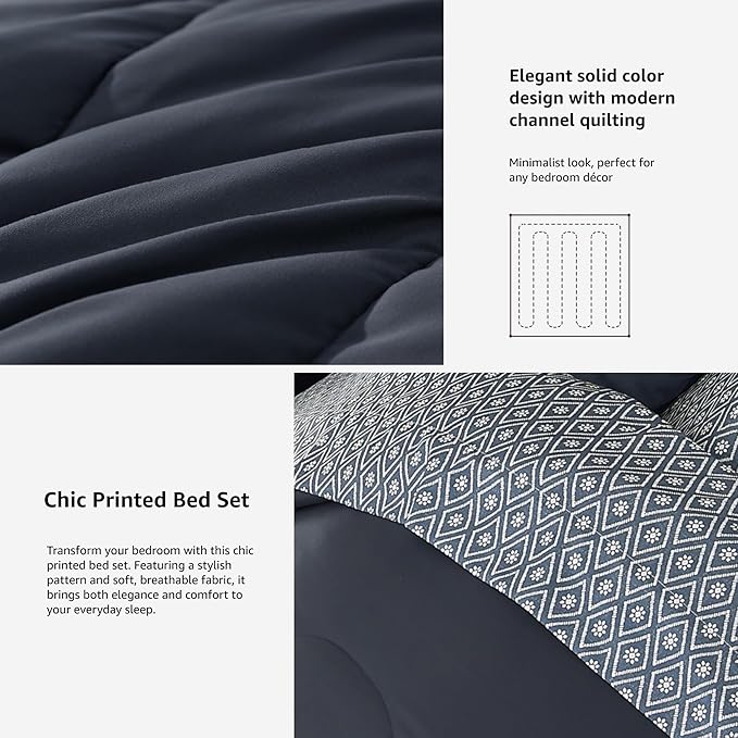 Comforter Set - King - 7 Piece