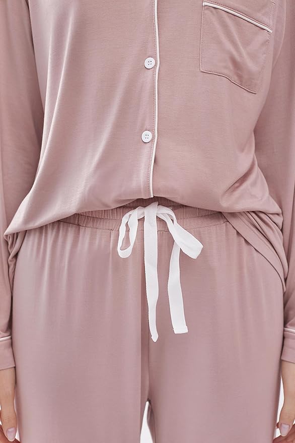 Women's Bamboo Cooling Pajama Set - Long Sleeve