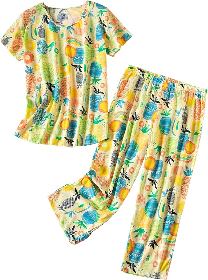 Women's Capri Pajama Set - 2 Piece