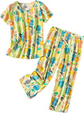 Women's Capri Pajama Set - 2 Piece