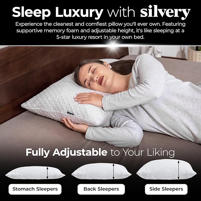 Memory Foam Cooling Bed Pillow