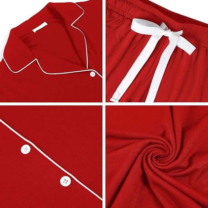 Women's Pajama Set - Long Sleeve - 2 Piece