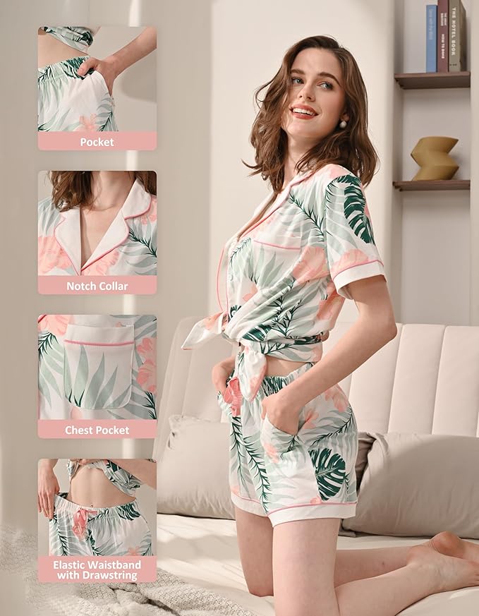 Women's 100% Cotton Pajama Set - 2 Piece