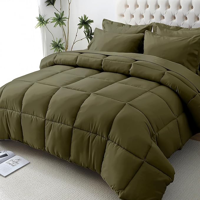 Down Alternative Comforter Set - California King - 7 Piece