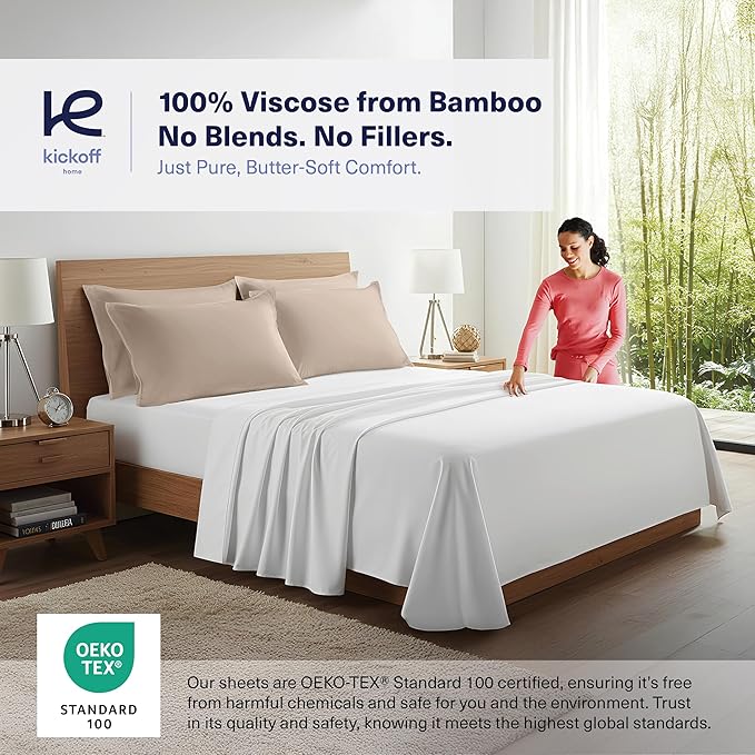 Bamboo Cooling Pillowcase Set - Standard - 2 Piece