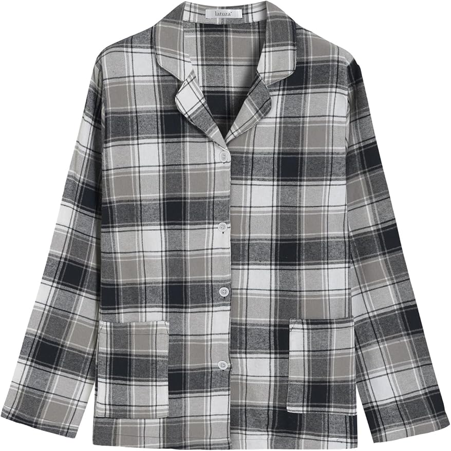 Women's Flannel Pajama Set - 2 Piece