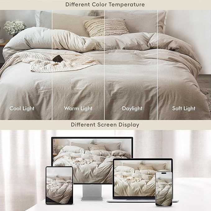 Linen Duvet Cover Set - Full