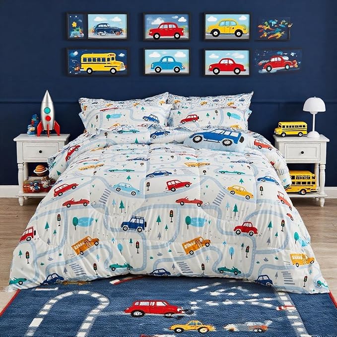 Microfiber Comforter Set - Twin - 6 Piece