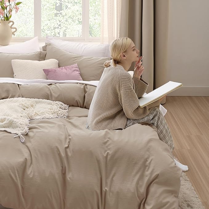 Duvet Cover Set - Full - 80 x 90 in - 3 Piece
