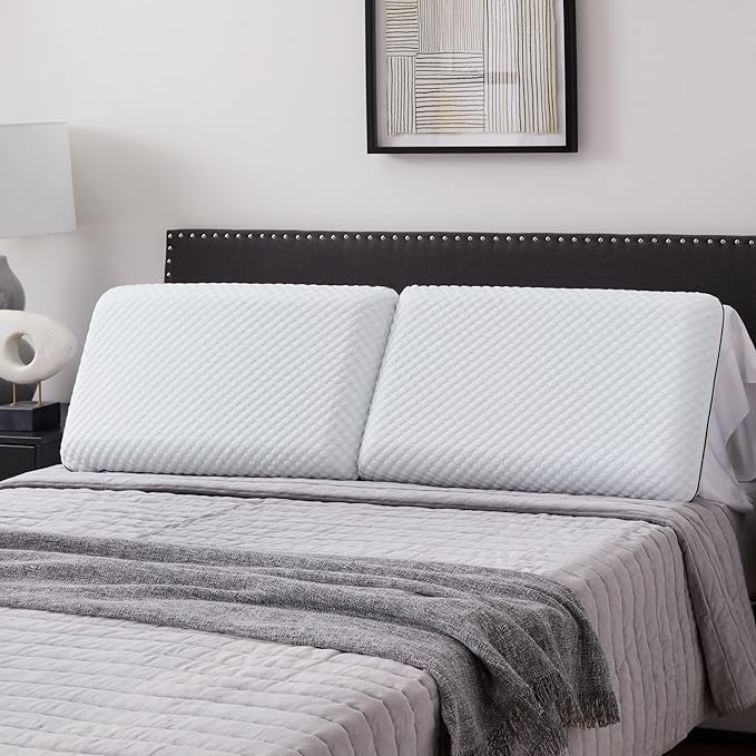 Memory Foam Bed Pillow - Standard - 2 Pack