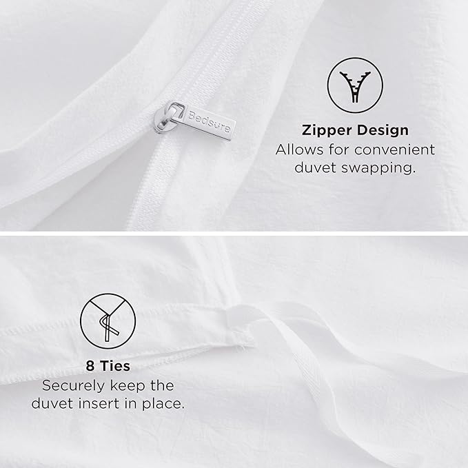 Linen Duvet Cover Set - Full