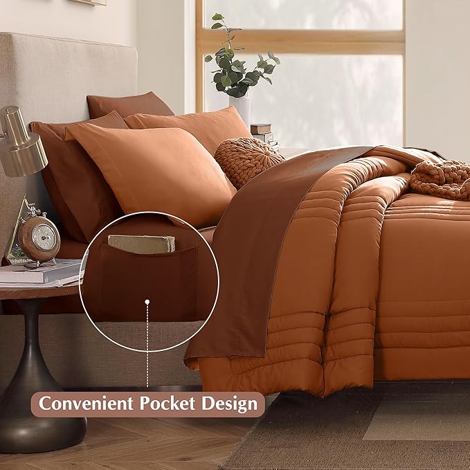 Comforter Set - Queen - 7 Piece