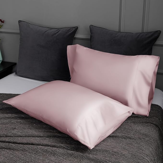 Bamboo Cooling Pillowcase Set - King - 20 x 40 in - 2 Pack - 2 Piece