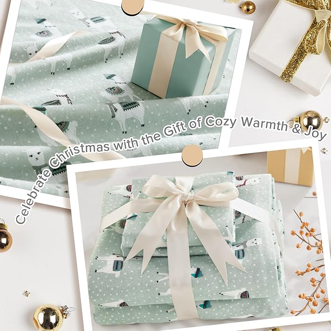 100% Cotton Bed Sheet Set - Twin - 3 Piece