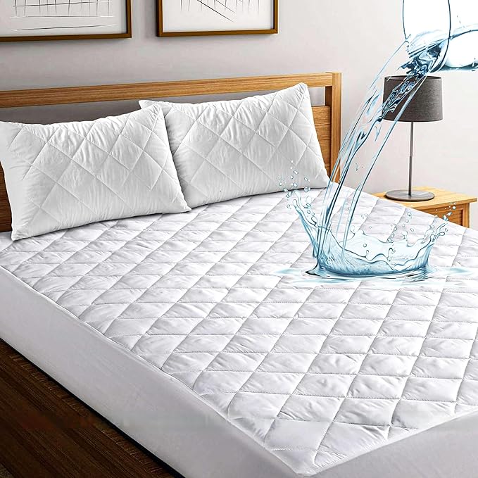 Waterproof Mattress Protector - King - 16 in Deep Pocket
